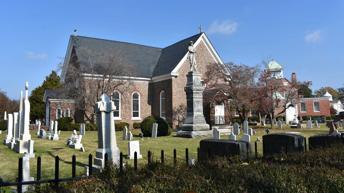 St. John's Church and its churchyard