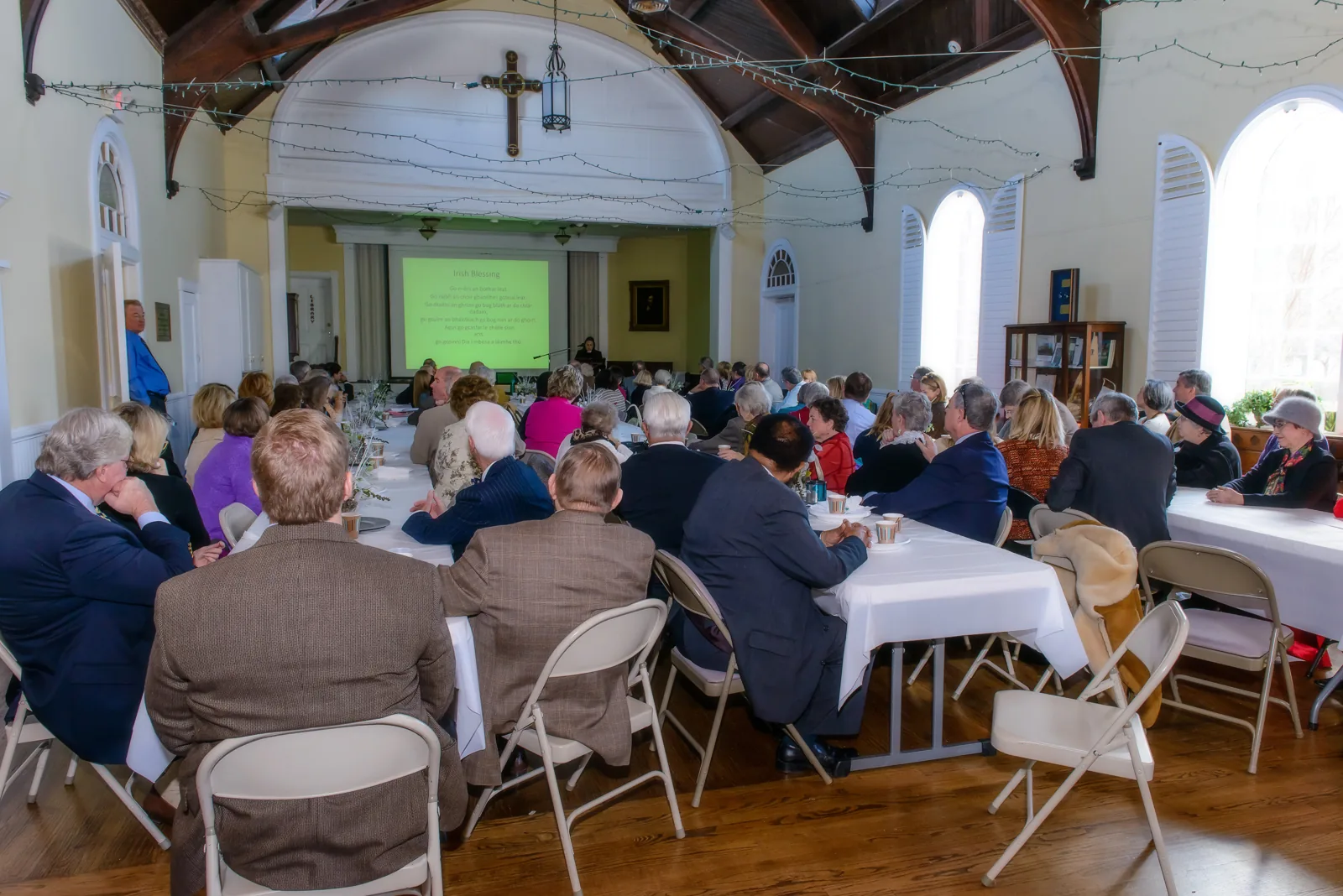 Parishioners gathered for the annual meeting, January 2014